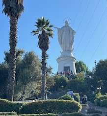 Safe Travel to Chile Immacuklate Conception Virgin Statue